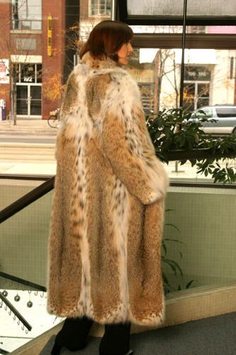 Fur coat fashion model at Yukon Fur - http://yukonfur.com