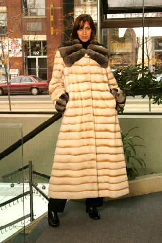 Fur coat fashion model at Yukon Fur in Toronto - http://yukonfur.com