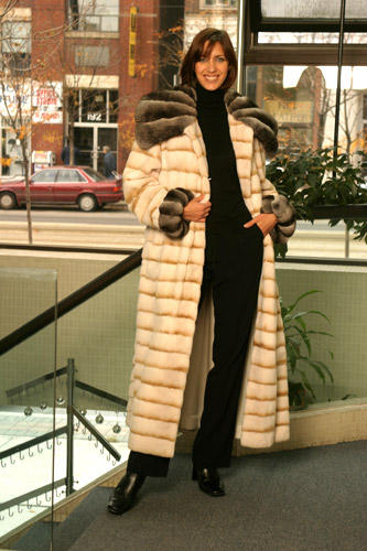 Toronto Fur Coat - fashion model at Yukon Fur in Toronto - http://yukonfur.com