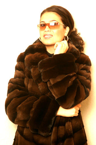 Fur coat fashion model at Yukon Fur - http://yukonfur.com